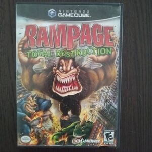 Nintendo GameCube Rampage Total Destruction - Multicolor Cover